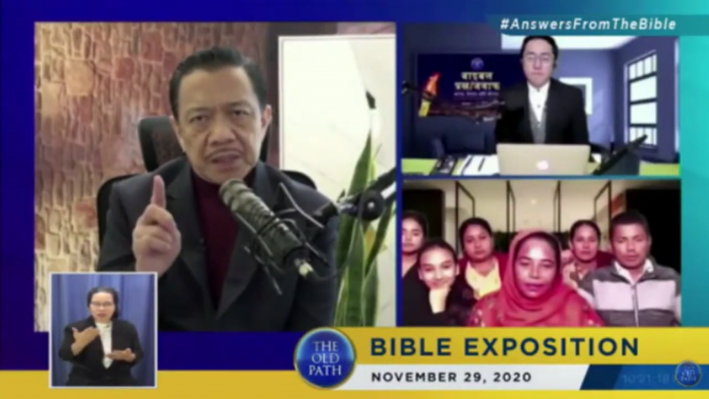 The Old Path, Ang Dating Daan Bible Exposition in India, Nepal and Sri Lanka